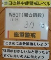 WBGT掲示