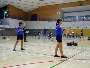 郡新人大会・女子バド