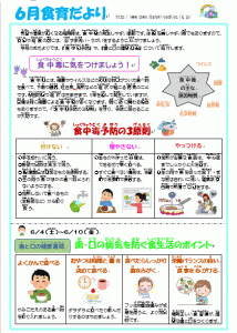2022年6月食育だより