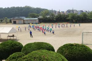 運動会の練習仕上がってきましたe