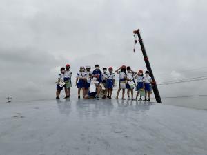 浄水場とクリンポートきぬを見学しましたd