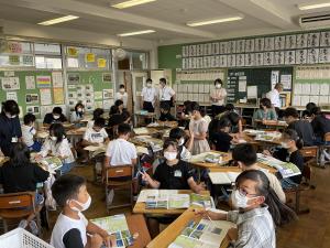 町教育委員のみな様 学校訪問c