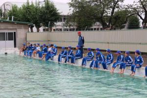着衣水泳の体験a