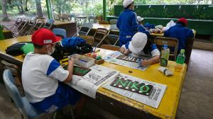 ５年生の宿泊学習【焼き板づくり】(4)j
