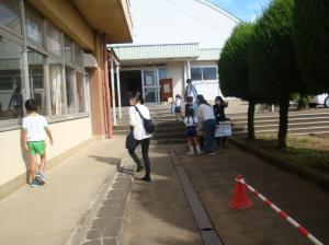 就学時健康診断が行われましたb