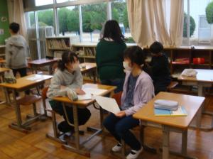 縦割り班活動～６年生がんばっています～d