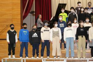 一中学区音楽交流会に参加しましたe