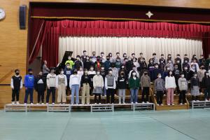 一中学区音楽交流会に参加しましたf
