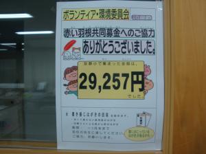 赤い羽根共同募金～ご協力ありがとうございました～