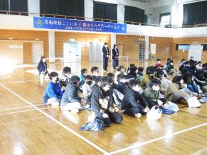 一中入学説明会・中学校の様子を知ることができましたc
