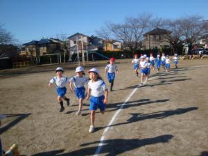 校内持久走記録会（１年生２年生）a