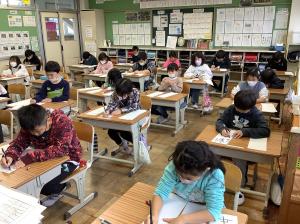 校内書き初め会e