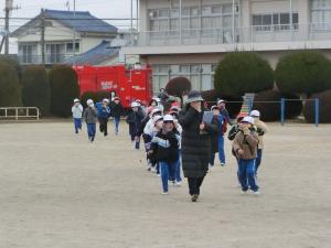 避難訓練を実施しましたb