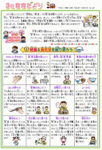 食育だより2023年3月