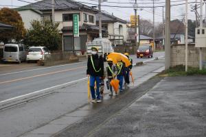 今朝から班長さん・副班長さんb
