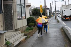 今朝から班長さんd