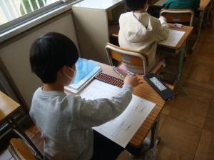 そろばんを使った授業c