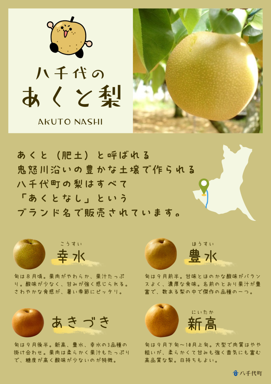 あくと梨ポスター