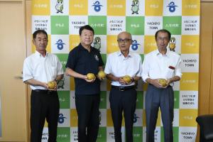 R7梨部会表敬訪問