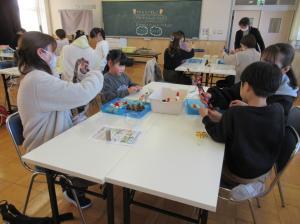 R7　親子クリスマスリース作り３