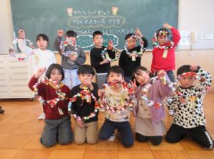 R7　親子クリスマスリース作り６