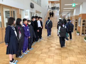 朝のあいさつ運動