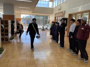 朝のあいさつ運動３