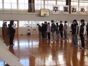 R8　卒業式の練習２