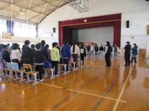 R8　卒業式の練習５