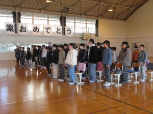 R8　卒業式の練習６