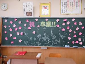 R8　卒業式後の教室６