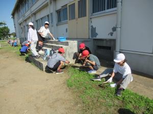 R8　除草作業ボランティア＆愛校作業４